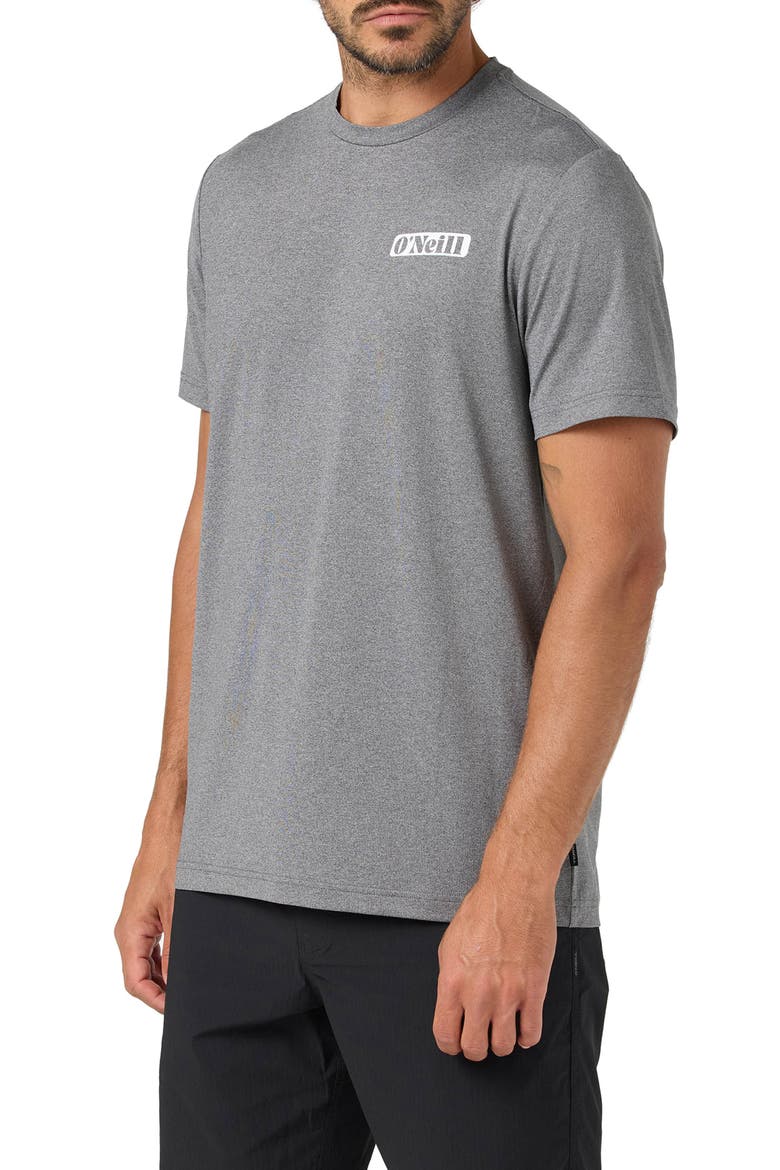 Line Up UPF 50+ T-Shirt, Alternate, color, GARGOYLE MELANGE