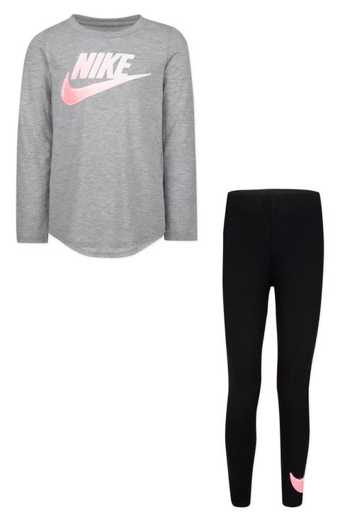 Kids' Long Sleeve Top & Leggings Set (Little Kid)