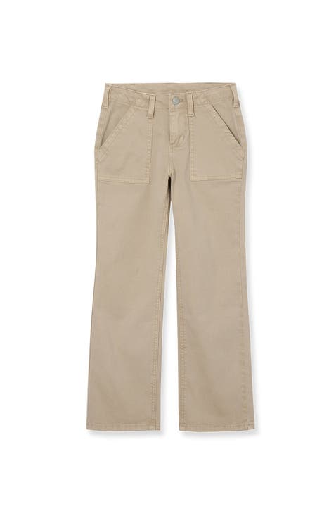 Girls Woven Pull On Utility Cargo Pants