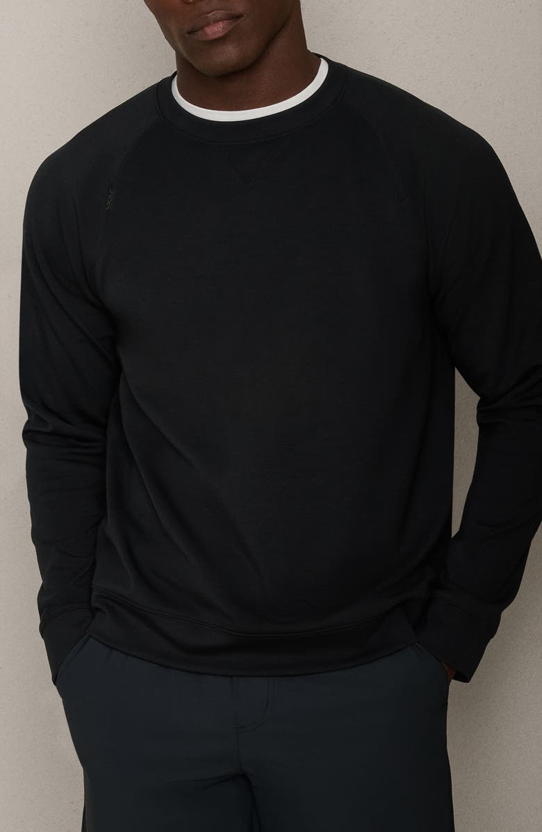 Rhone DreamState Sweatshirt, Main, color, Pure Black