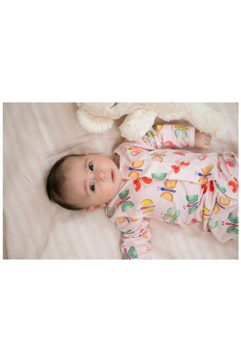 The Fruit Flies Magnetic Footie, Alternate, color, PINK