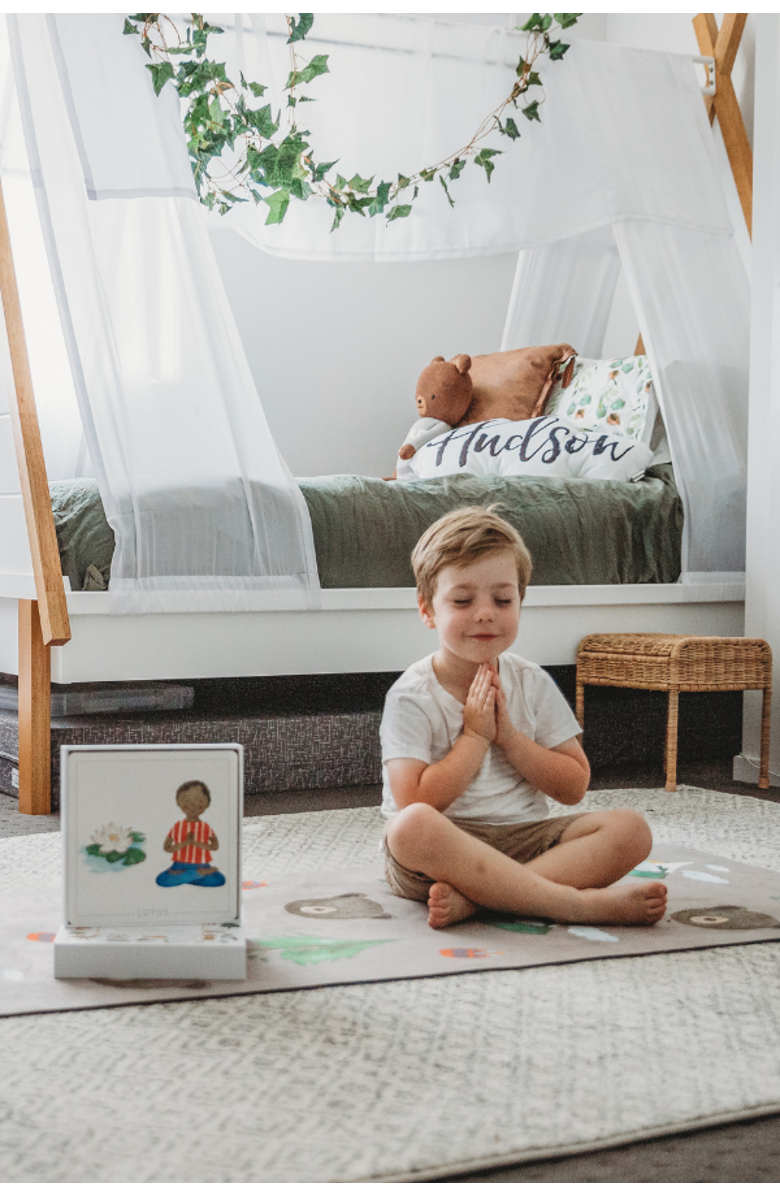 Mindful & Co Kids Kids Yoga Mat, Alternate, color, Nature Print