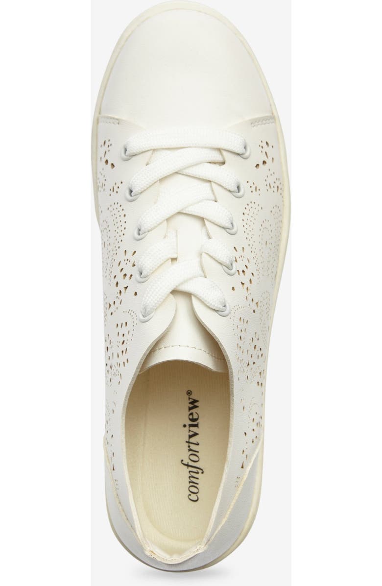 Comfortview The Leanna Sneaker, Alternate, color, White