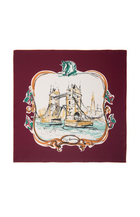 Tower Bridge Silk Scarf
