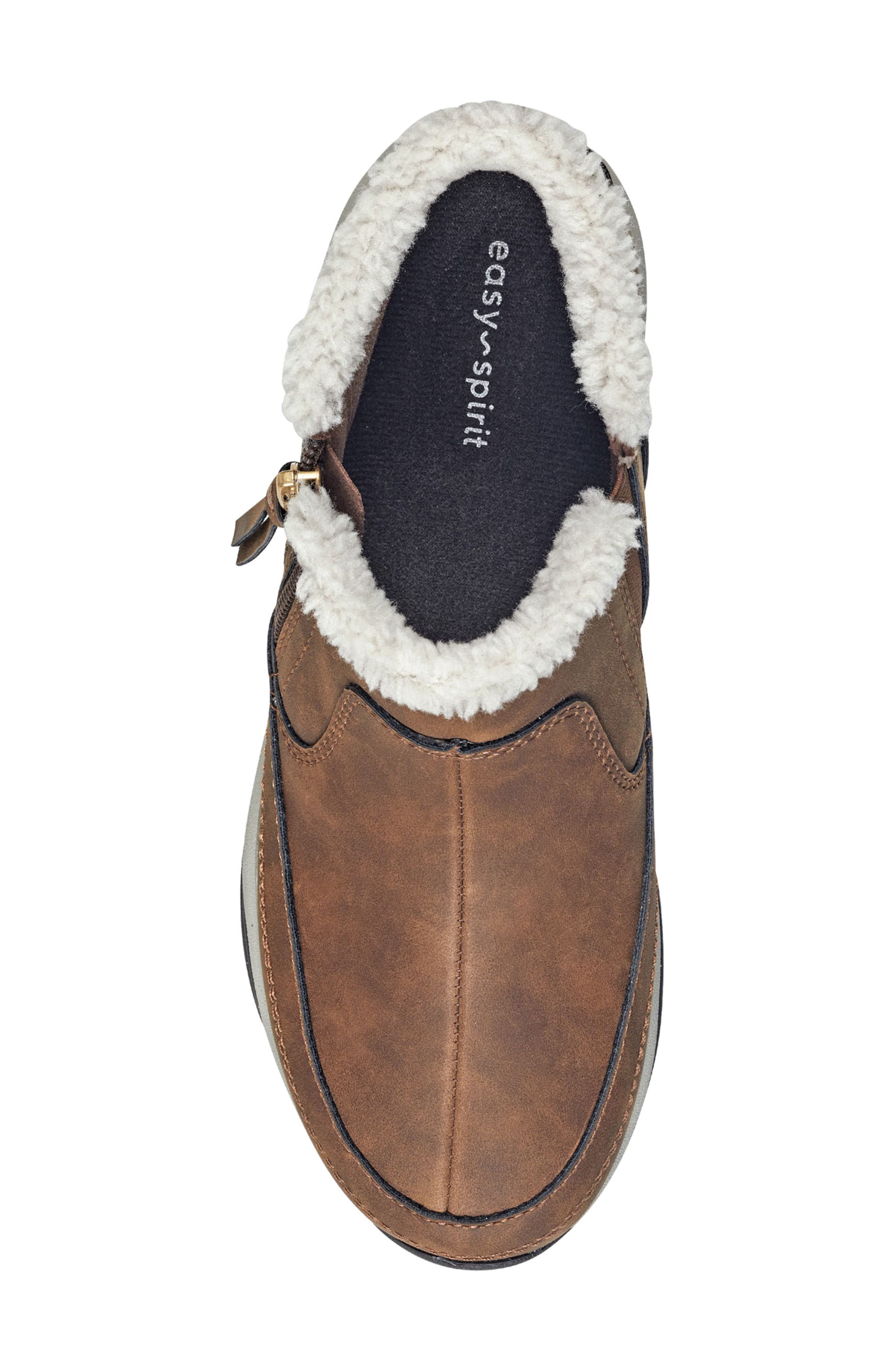 Easy Spirit Epic Water Resistant Ankle Boot, Alternate, color, Medium Brown