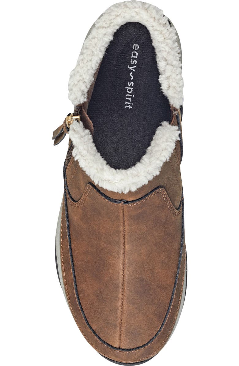 Easy Spirit Epic Water Resistant Ankle Boot, Alternate, color, Medium Brown