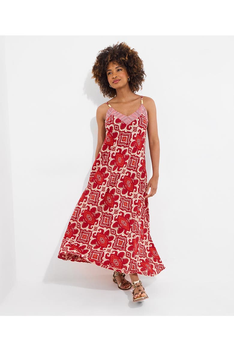 Sleeveless Bold Maxi Dress, Main, color, MEGA BOHO MEDALLION