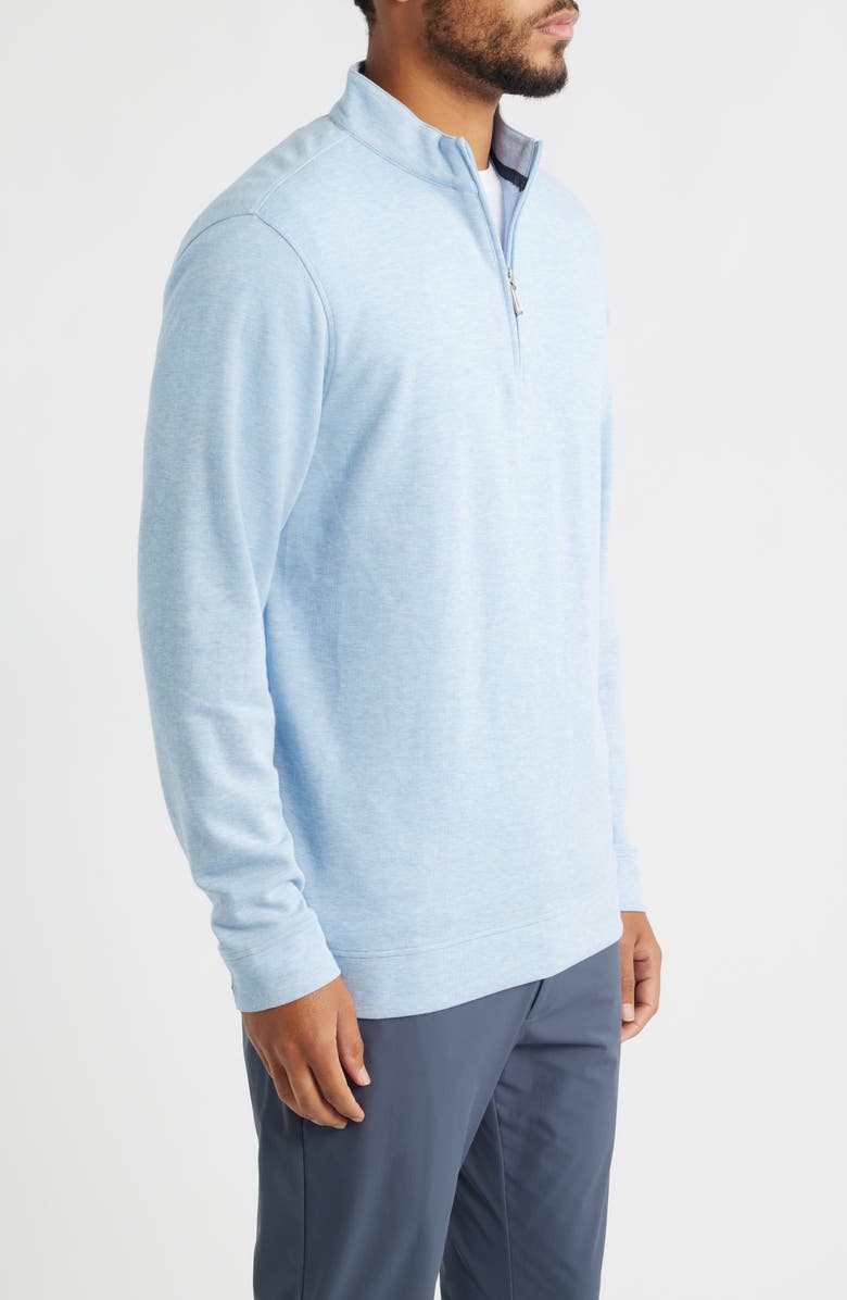 Mizzen+Main Crandall Quarter Zip Pullover, Alternate, color, Cloud Blue Heather