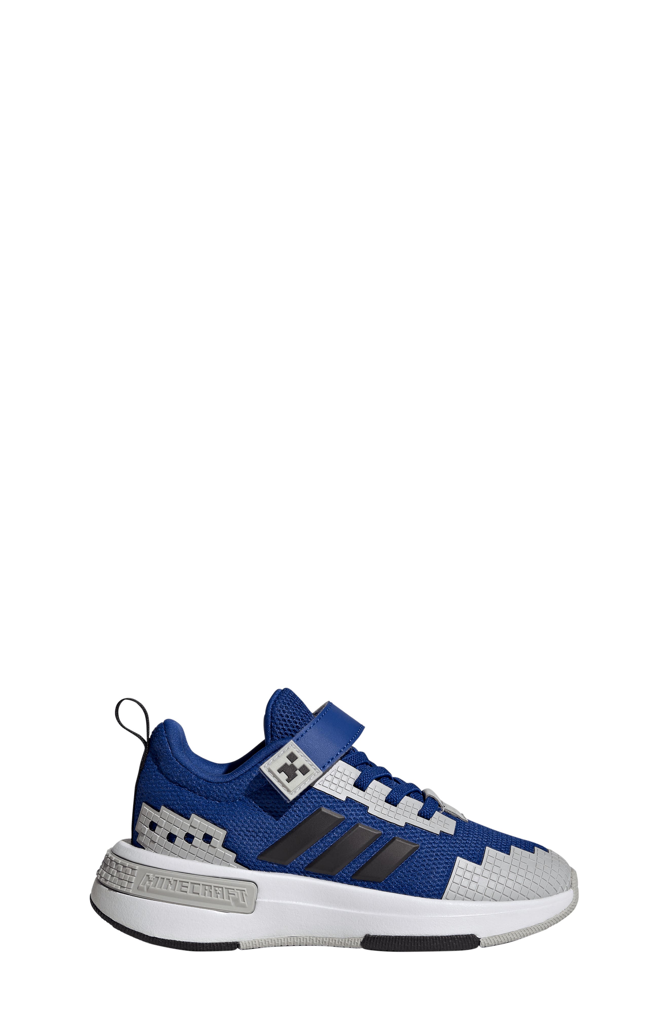 adidas Kids' Minecraft Pro EL Sneaker, Alternate, color, Royal Blue /Cloud Blue
