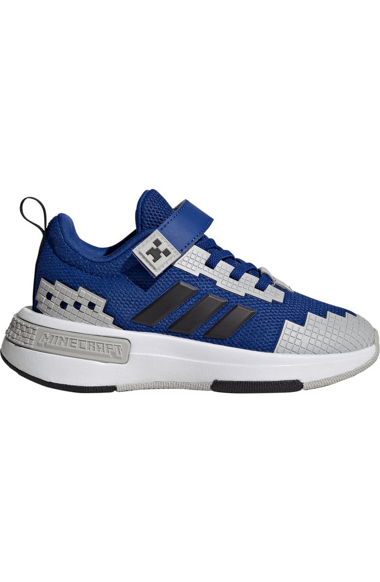 adidas Kids' Minecraft Pro EL Sneaker, Alternate, color, Royal Blue /Cloud Blue
