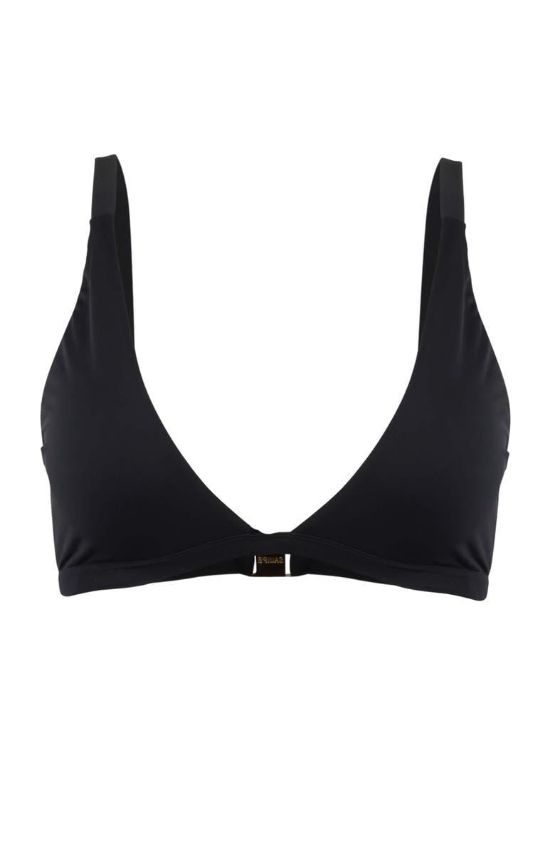 Sauipe Rosie Halter Bikini Top, Alternate, color, Black