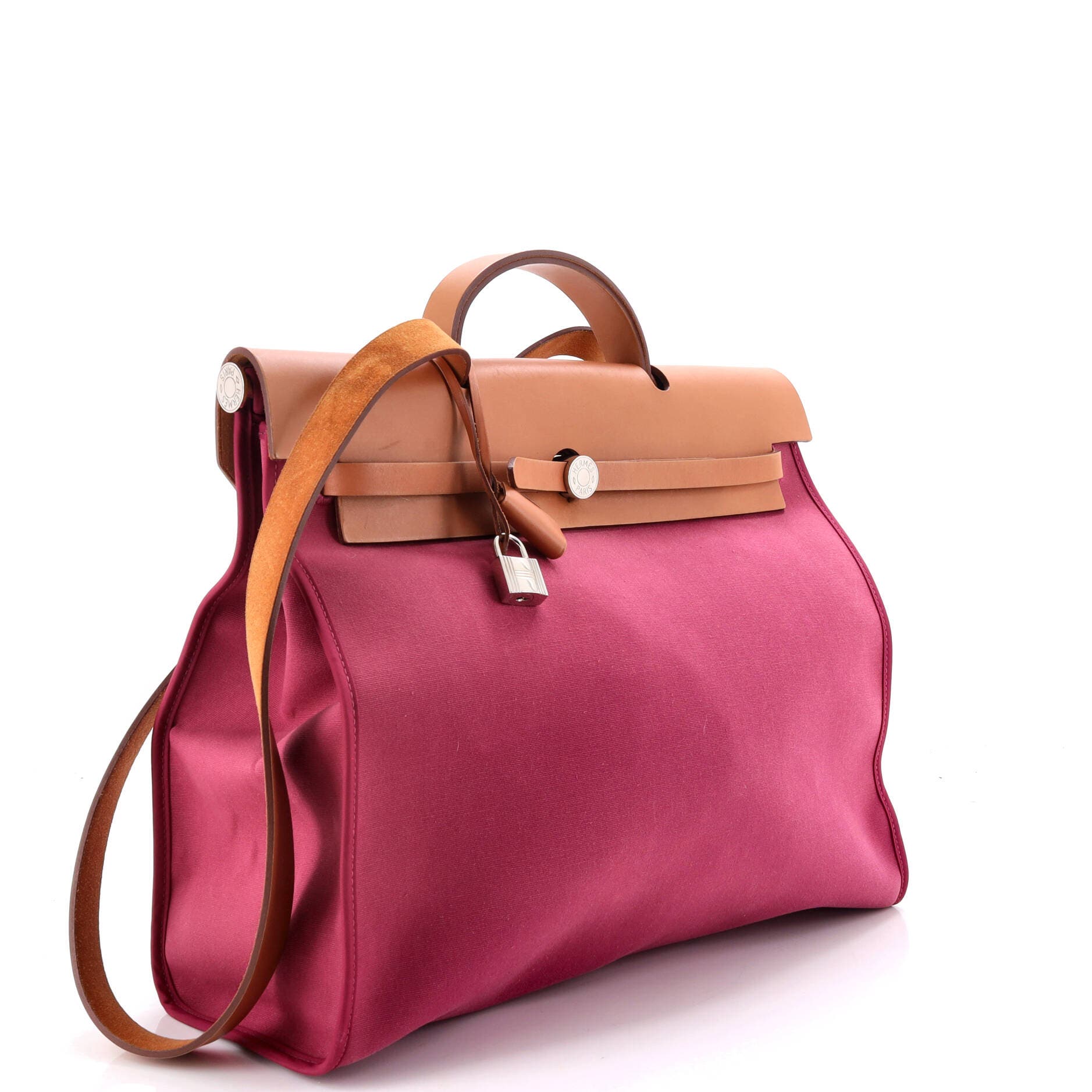 81034712 Herbag Zip Leather and Toile 39, Alternate, color, 
