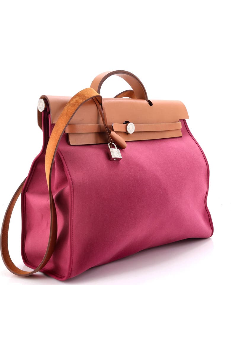 81034712 Herbag Zip Leather and Toile 39, Alternate, color,