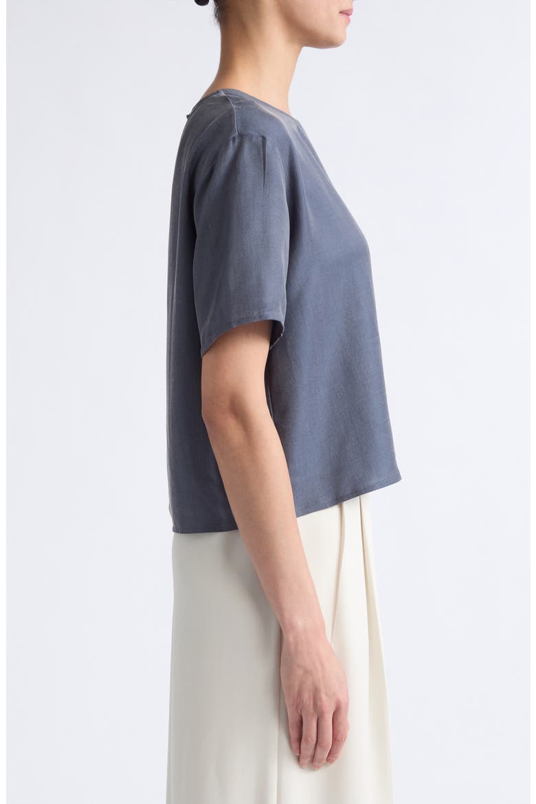 Kim Boxy Tee, Alternate, color, DENIM