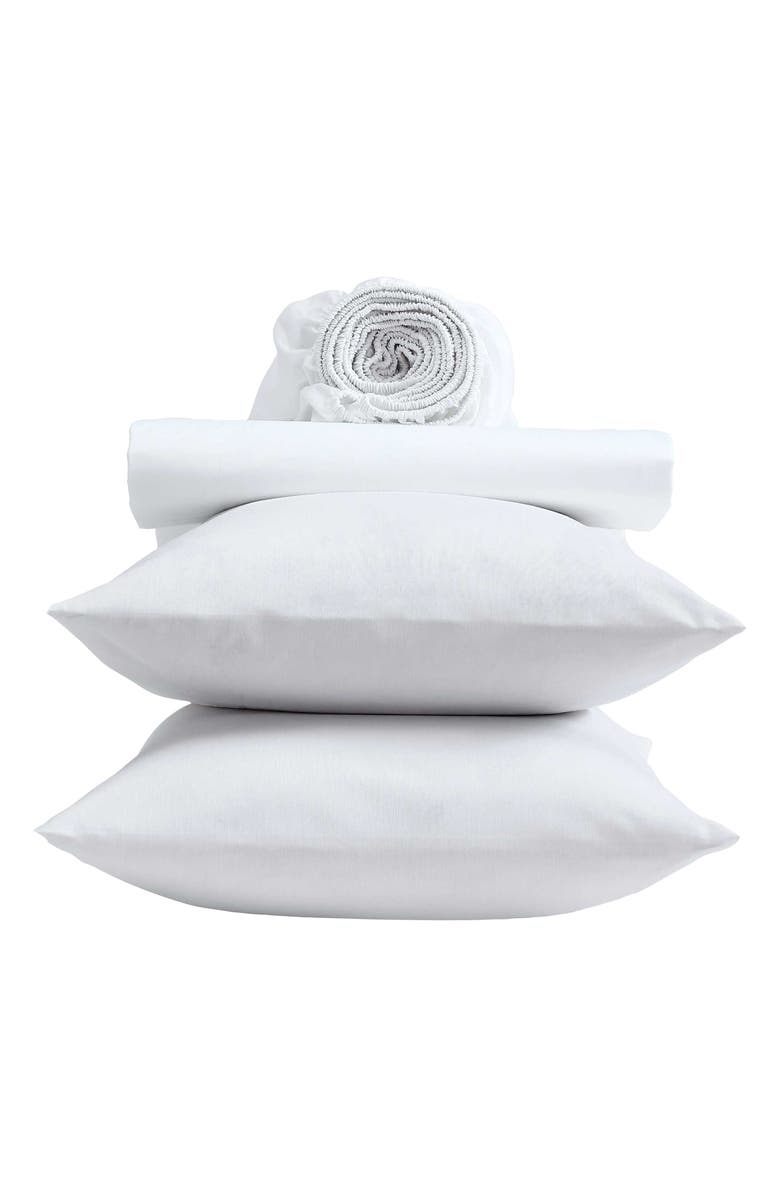 Calvin Klein Modern Sheet Set, Alternate, color, White