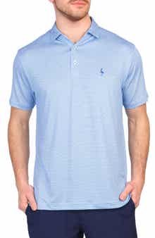 TailorByrd Mini Geo Print Performance Polo