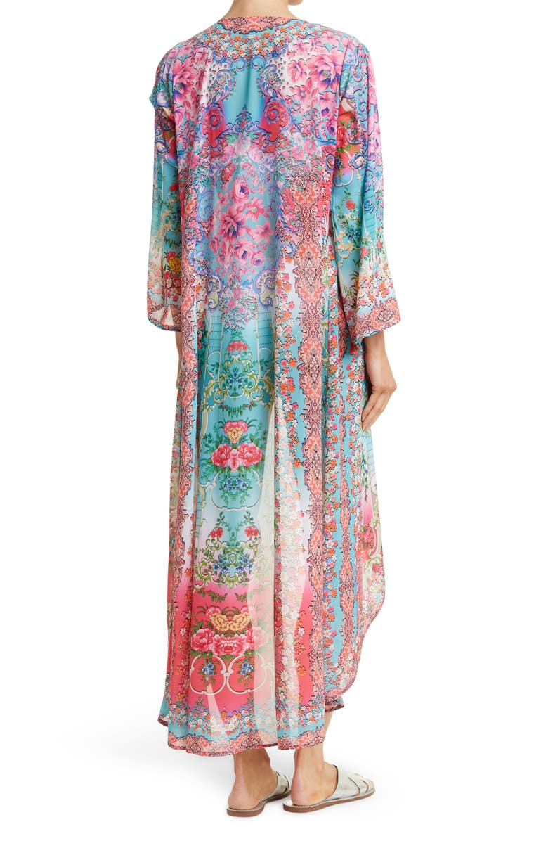 RANEES Floral High Low Cover-Up, Alternate, color, Pink