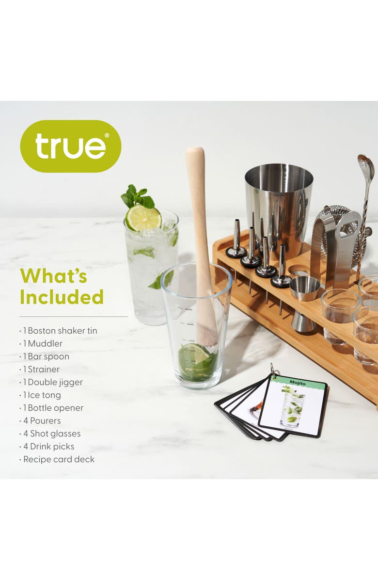true 20 Piece Barware Set, Alternate, color, Assorted