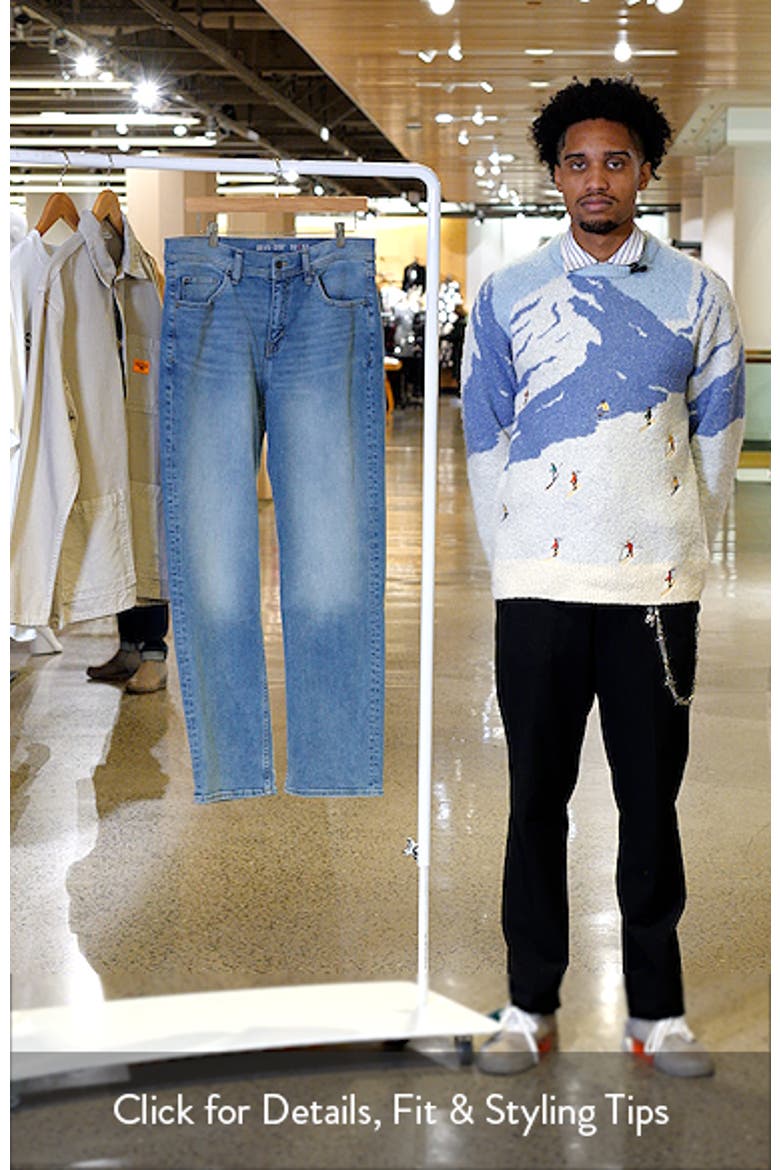 Relaxed Straight Leg Jeans video