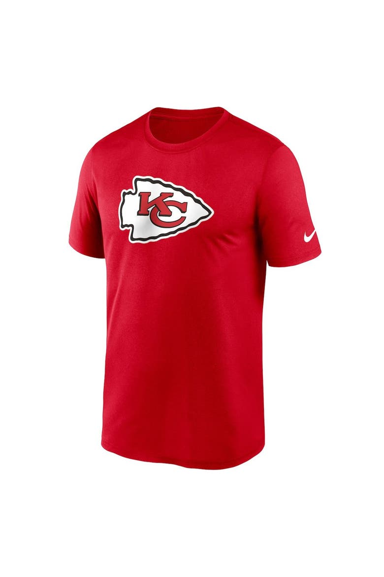 Men's Nike  Red Kansas City Chiefs Legend Logo Performance T-Shirt, Alternate, color, Red