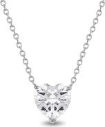 In Season Jewelry Prong CZ Birthstone Heart Necklace