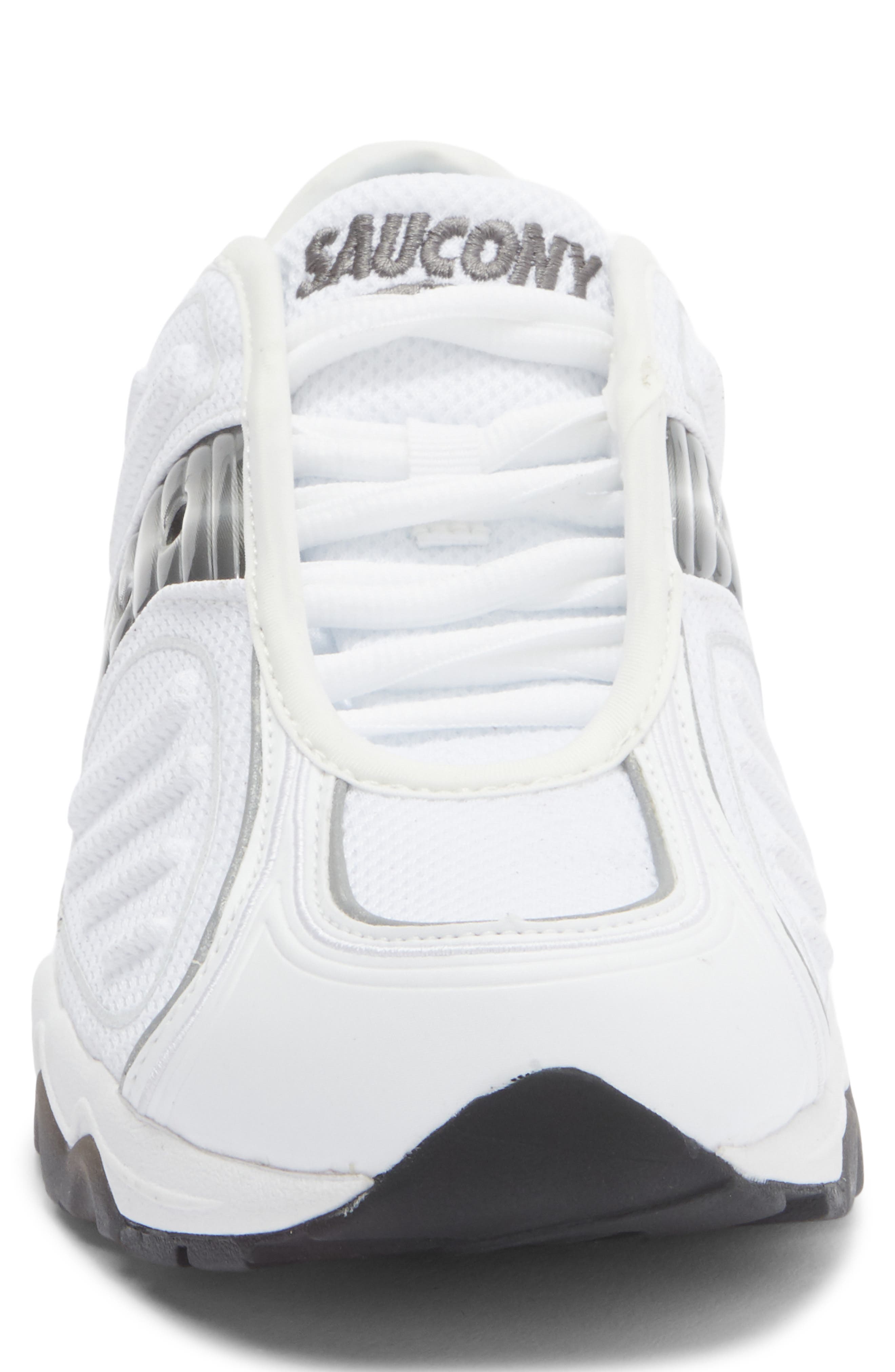 Saucony Gender Inclusive Matrix Sneaker, Alternate, color, White/ Metallic