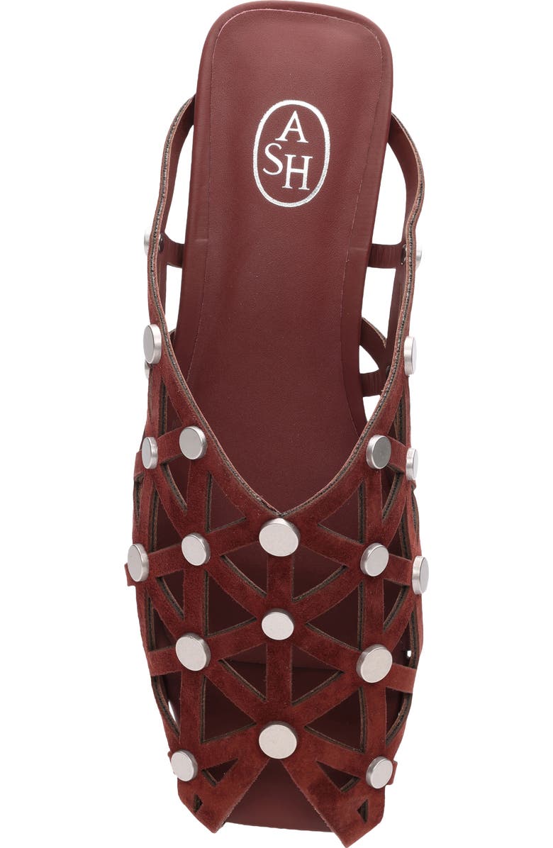 Ash Bone Embellished Open Toe Mule, Alternate, color,