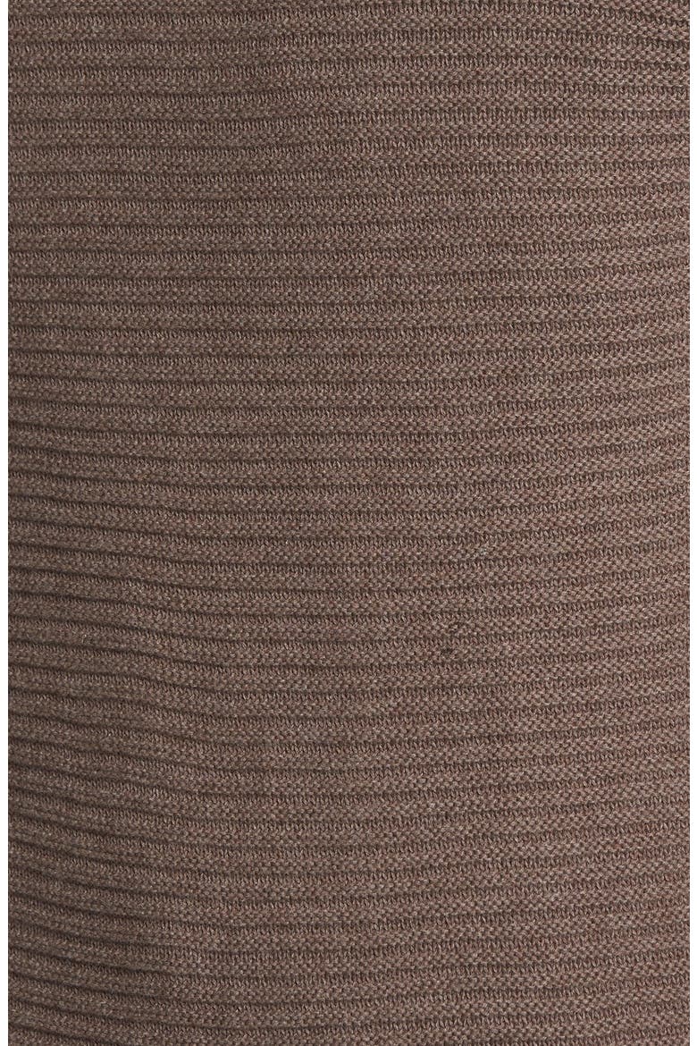 Open Front Cardigan, Alternate, color, TAUPE HEATHER