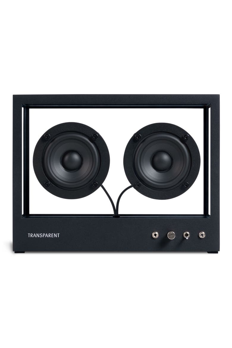 Sound Small Transparent Speaker, Main, color, BLACK
