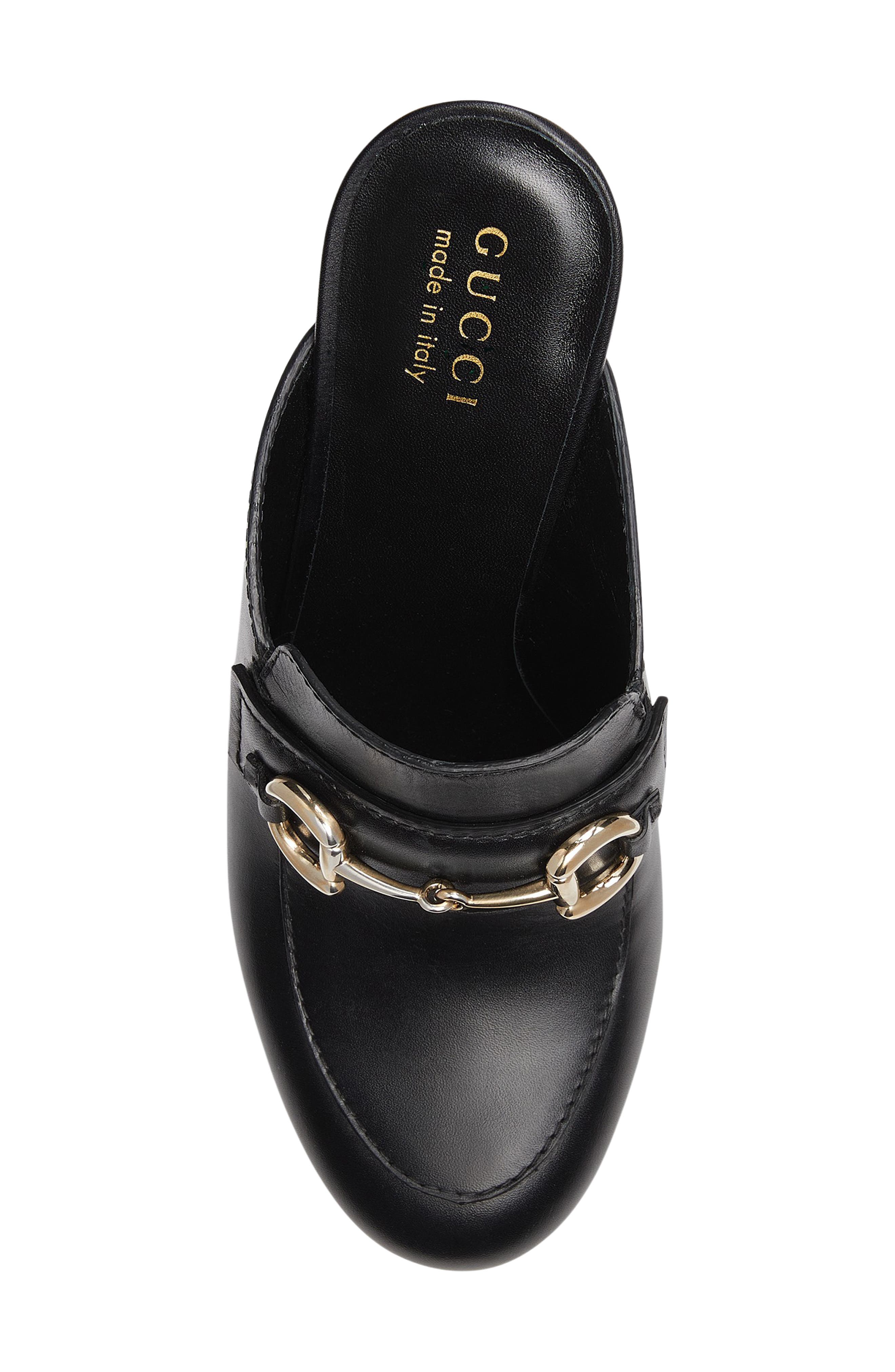 Gucci Horsebit Platform Loafer Mule, Alternate, color, 