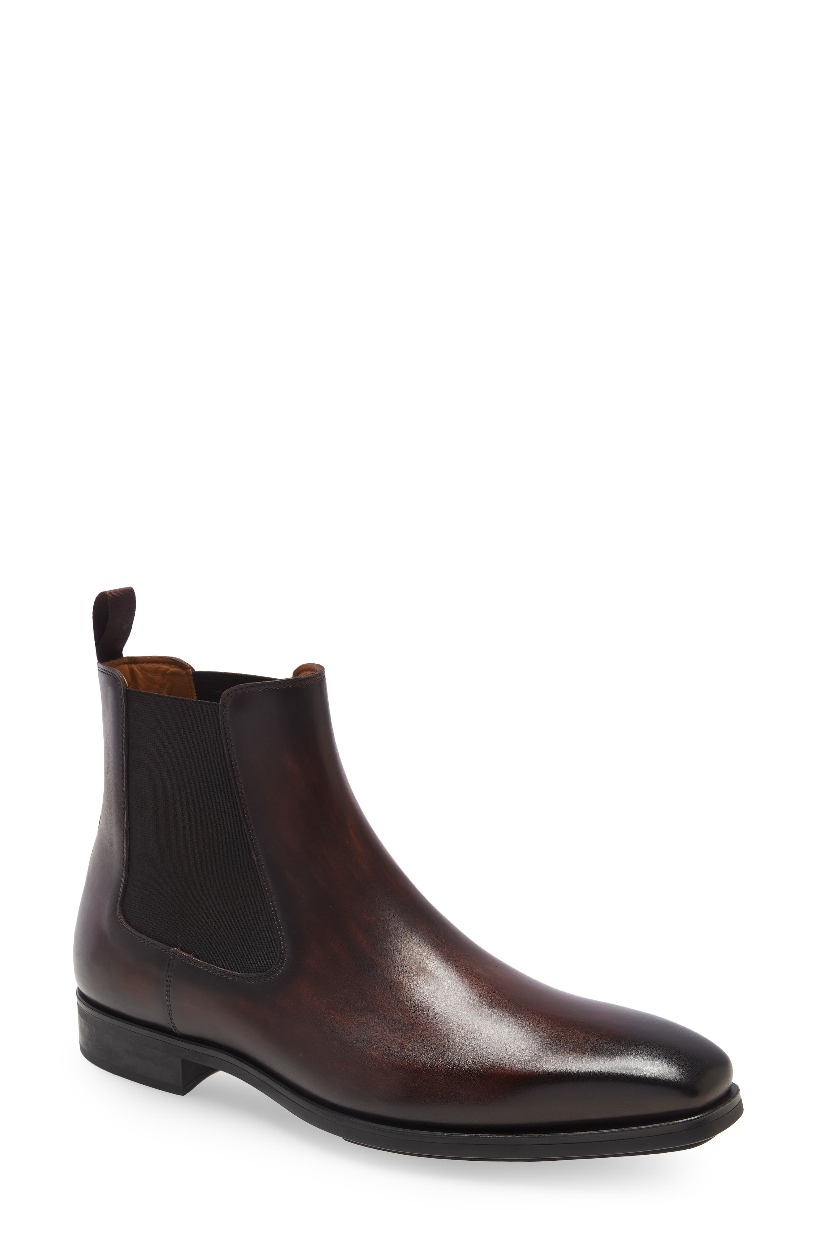 Riley Diversa Chelsea Boot, Main, color, BROWN