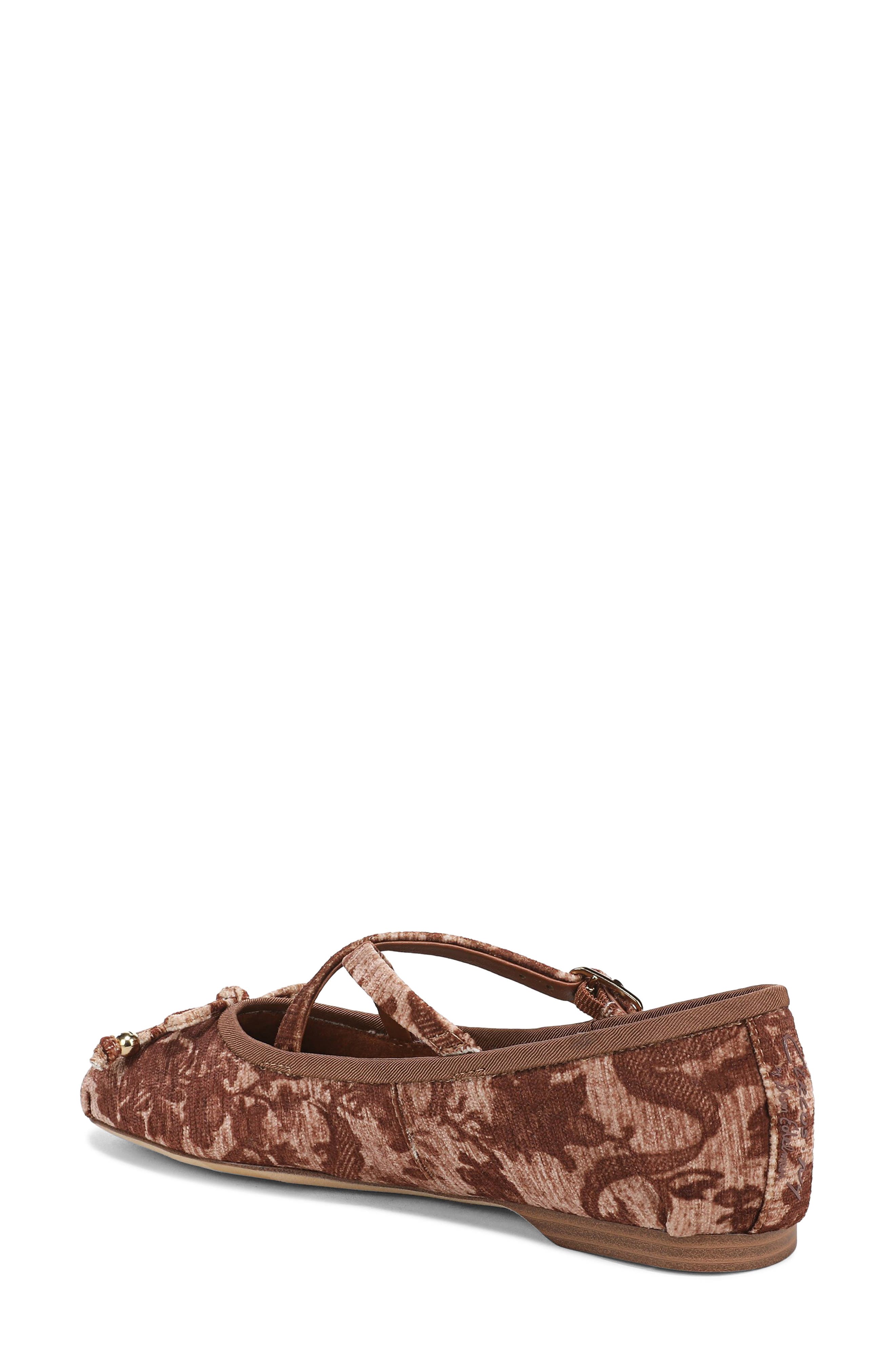 Circus NY by Sam Edelman Zuri Strappy Ballet Flat, Alternate, color, Rich Cognac Multi