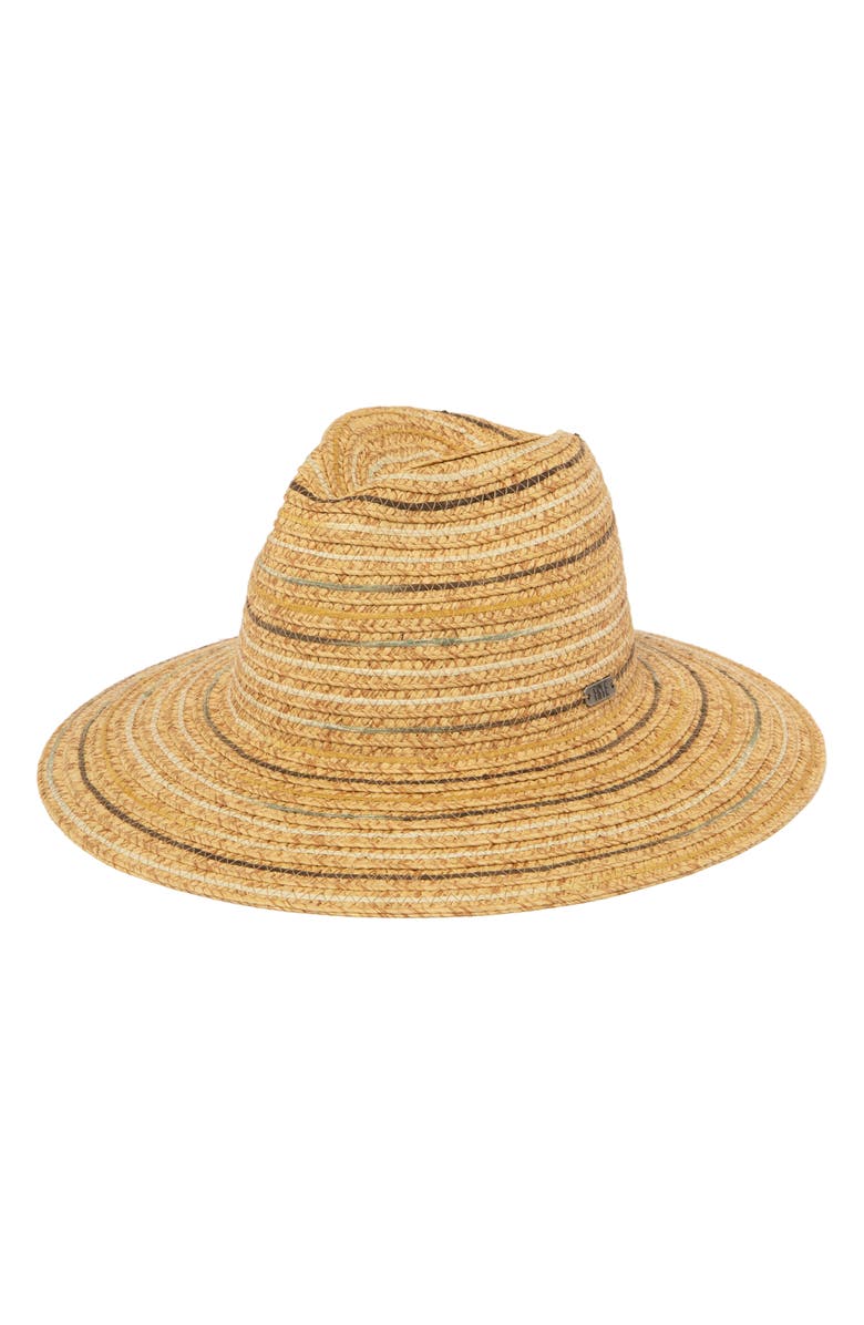 San Diego Hat Straw Fedora, Main, color, Natural
