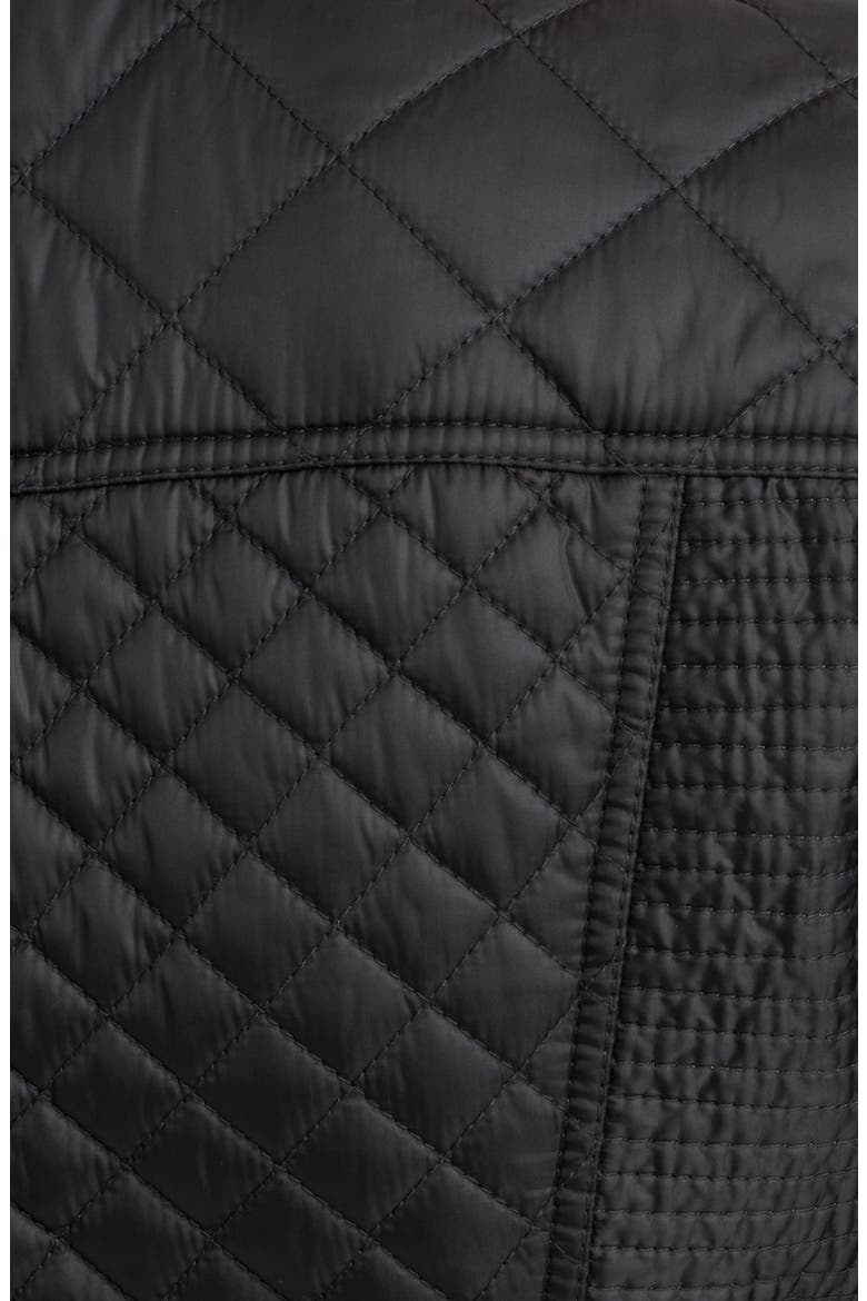 Quilted Jacket, Alternate, color, BLACK