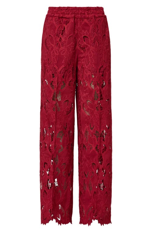 Allsaints Charli Floral Lace Wide Leg Pants