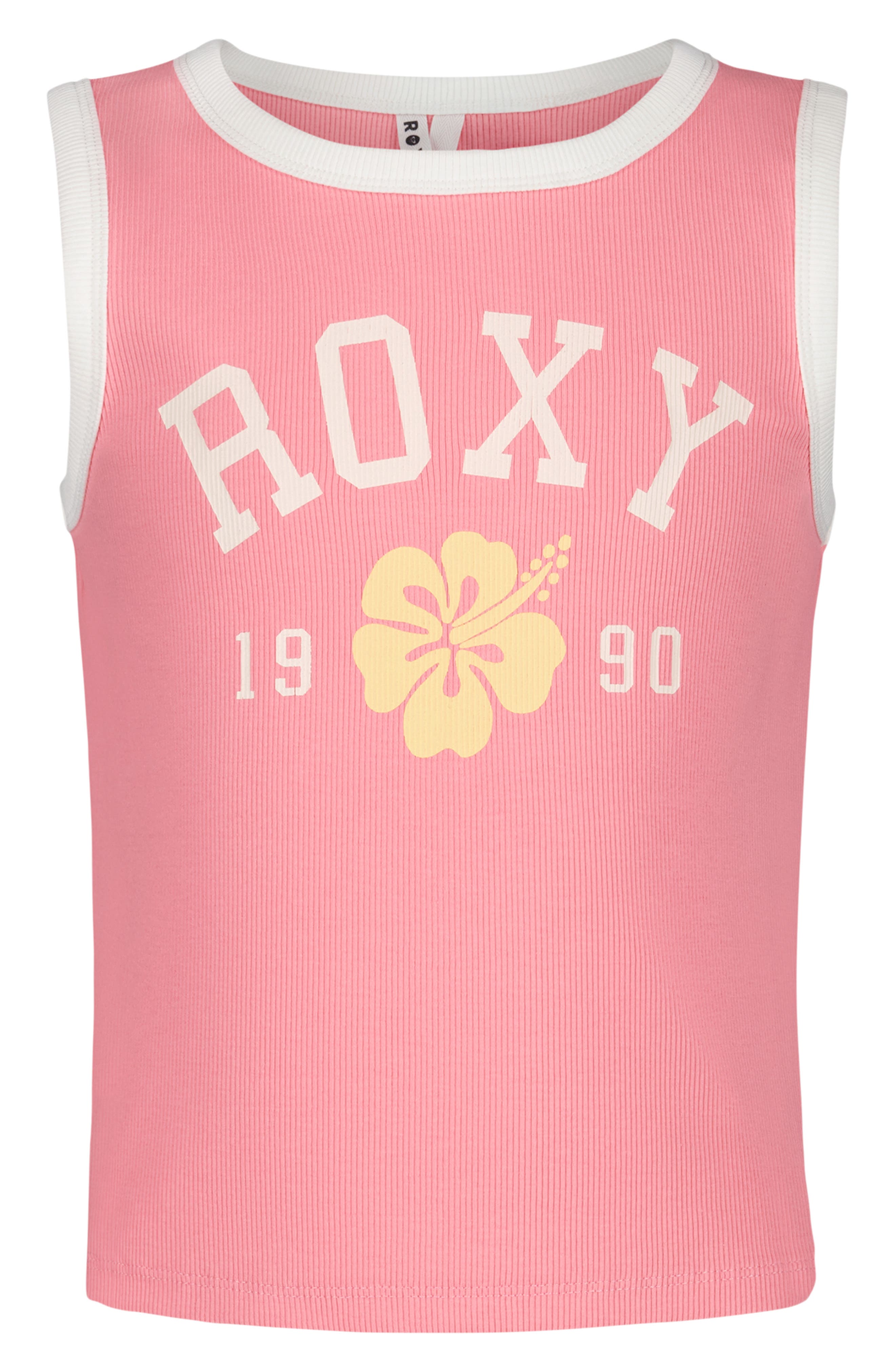 Roxy Kids' Collegiate Arch Stretch Cotton Tank