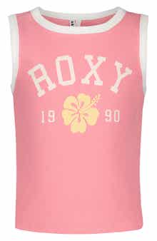 Roxy Kids' Collegiate Arch Stretch Cotton Tank