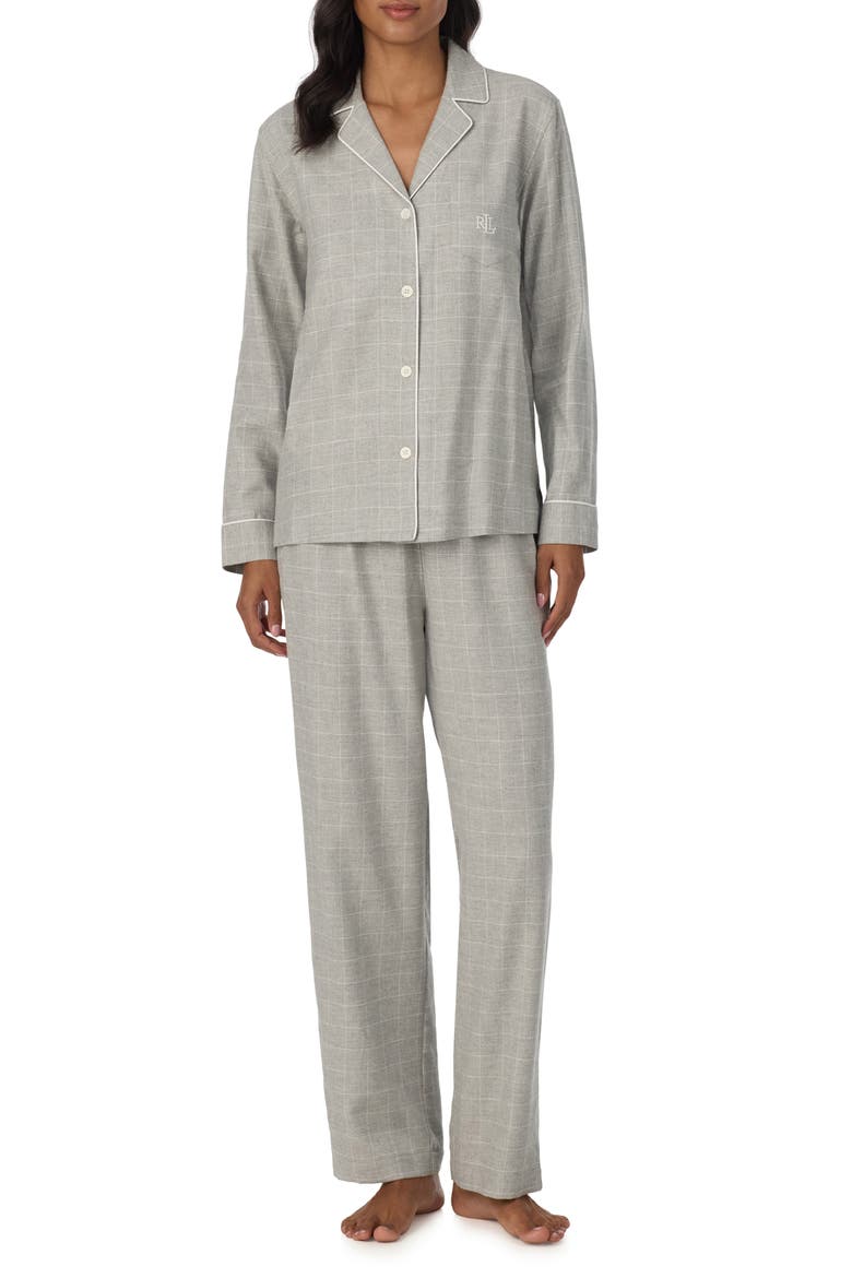 Striped Pajamas, Main, color, GREY
