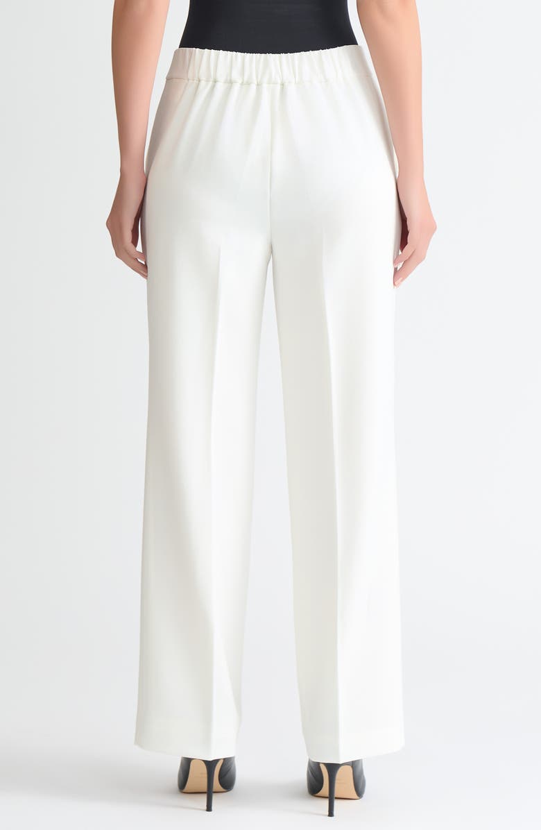 KASPER Gracie Pull-On Trouser Pants, Alternate, color, Vanilla Ice