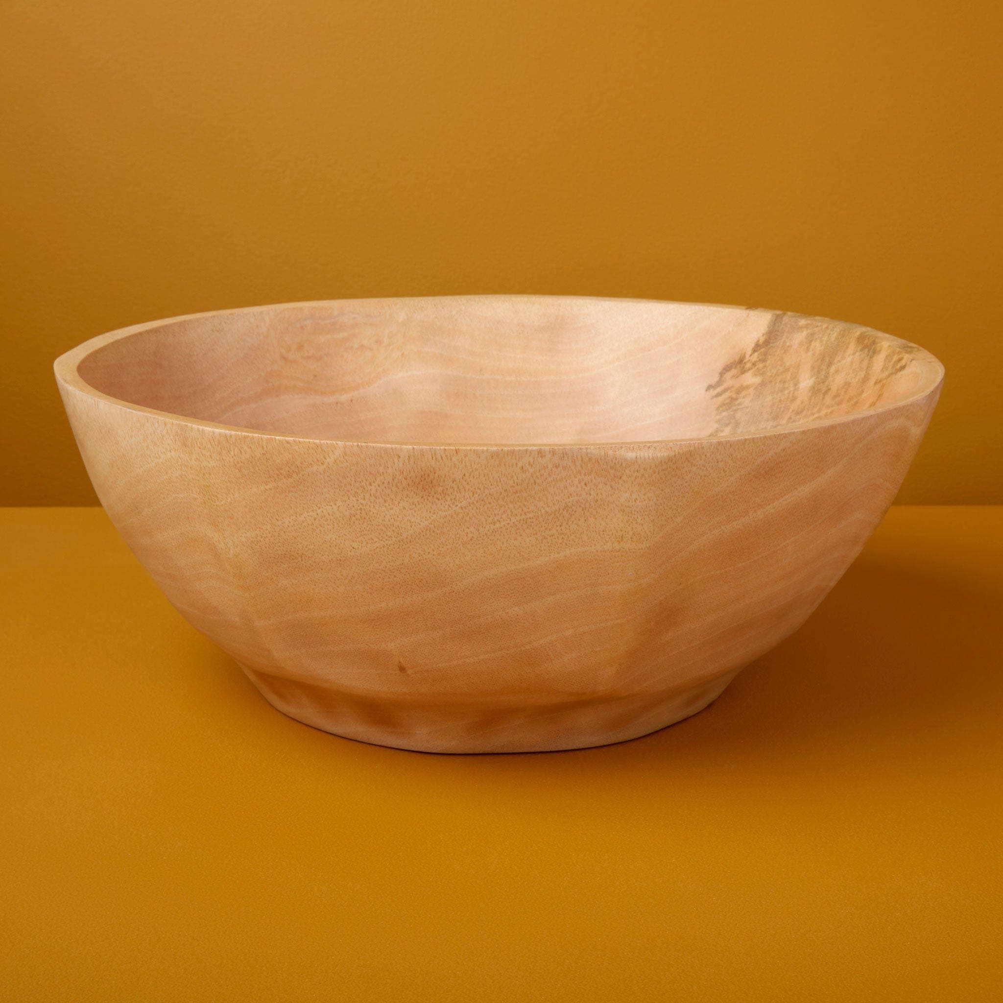 Be Home Kiln Mango Wood Curved Bowl | Nordstrom