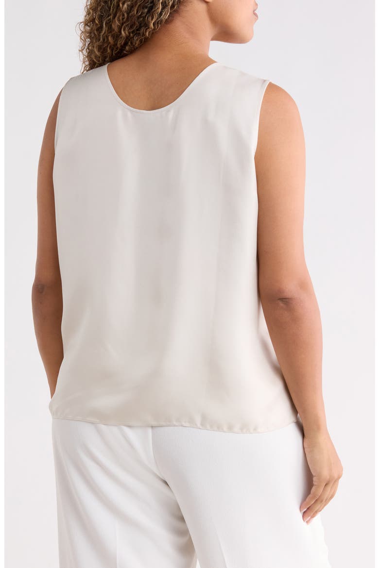 Scoop Neck Silk Tank, Alternate, color, PLSTR
