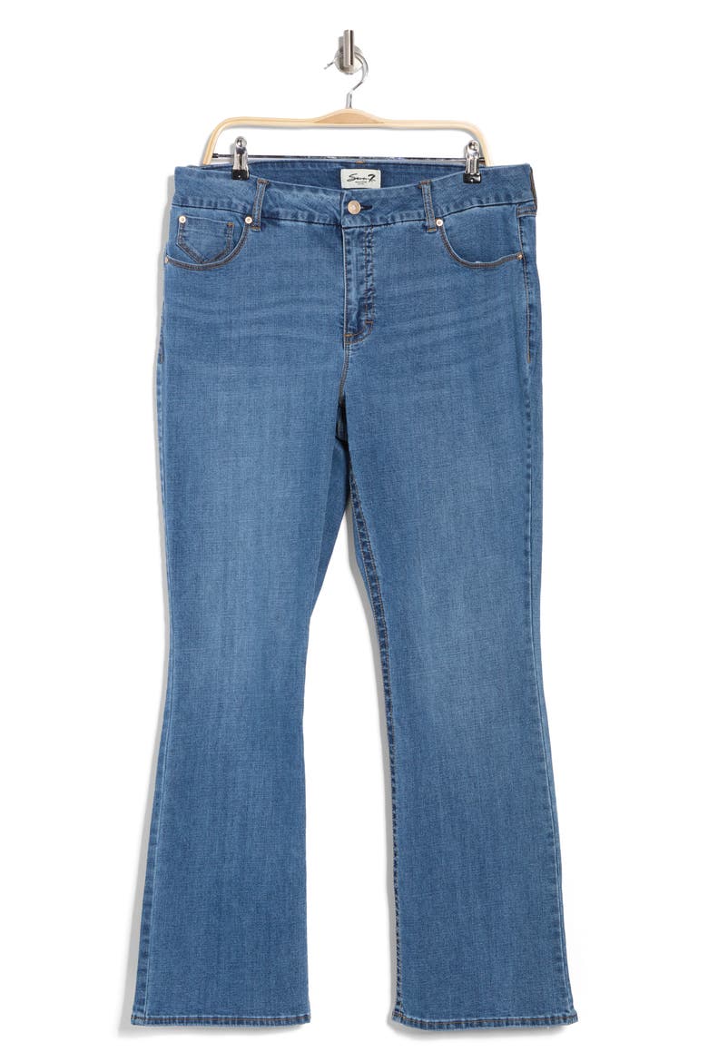 Tummyless Bootcut Jeans, Alternate, color, HILO