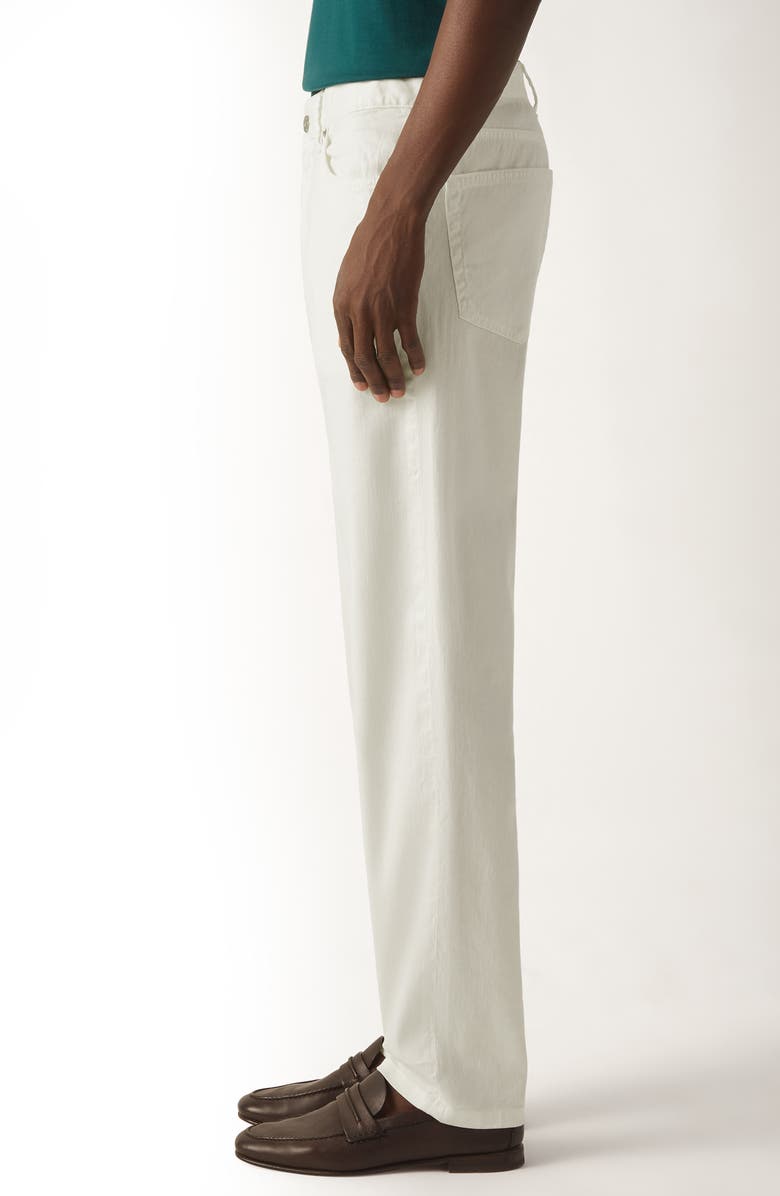 ZEGNA Slim Fit Jeans, Alternate, color, White