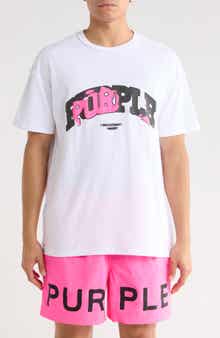 PURPLE BRAND Logo Graphic T-Shirt