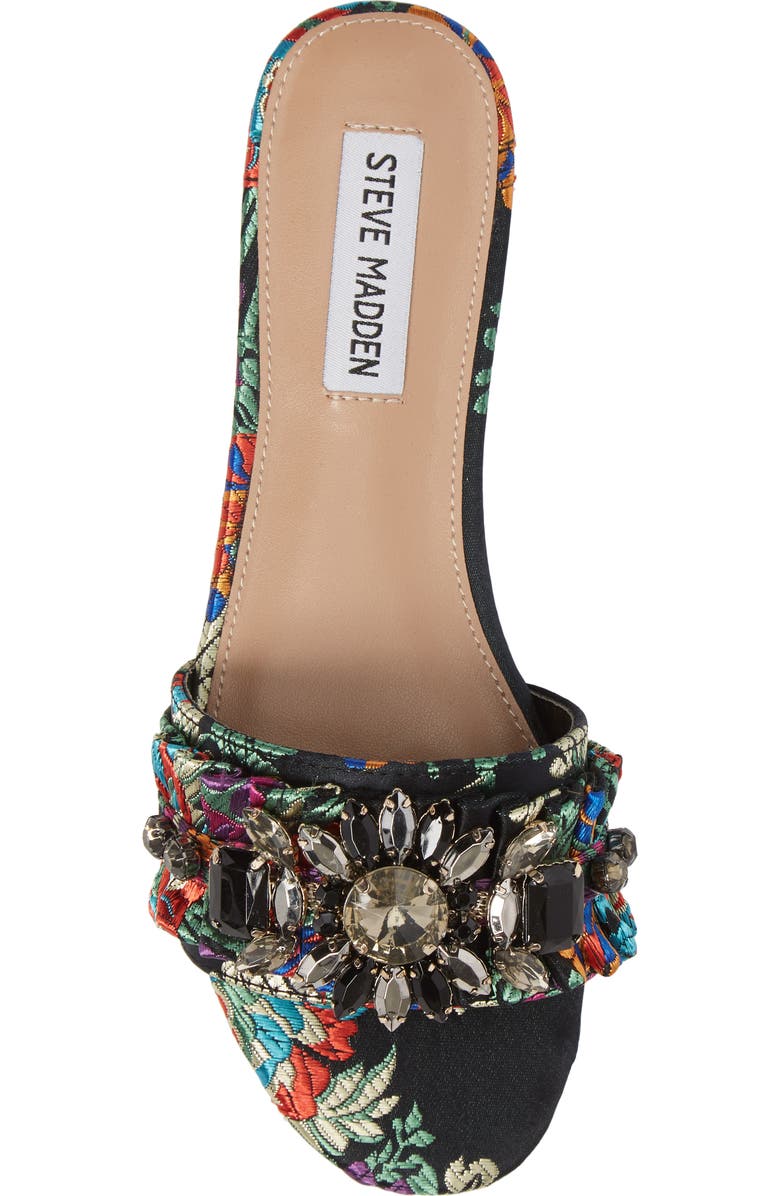 Steve Madden Pomona Crystal Embellished Slide Sandal, Alternate, color,