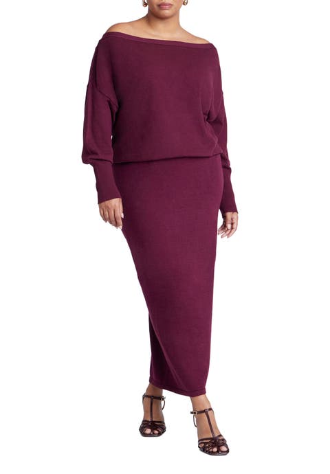 Sweater Column Skirt (Plus Available)