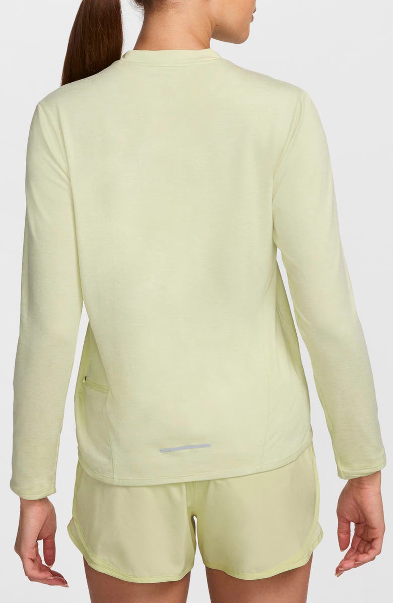 Nike Dri-FIT Swift Element UV Running Top, Alternate, color, 751 Life Lime/White/Heather