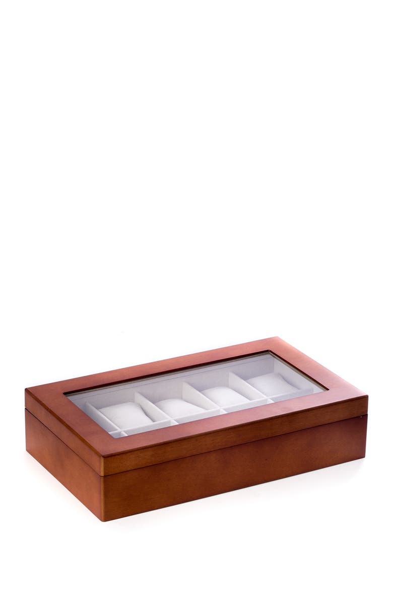 Bey-Berk Cherry Wood Harvey Watch Case, Alternate, color, NO COLOR