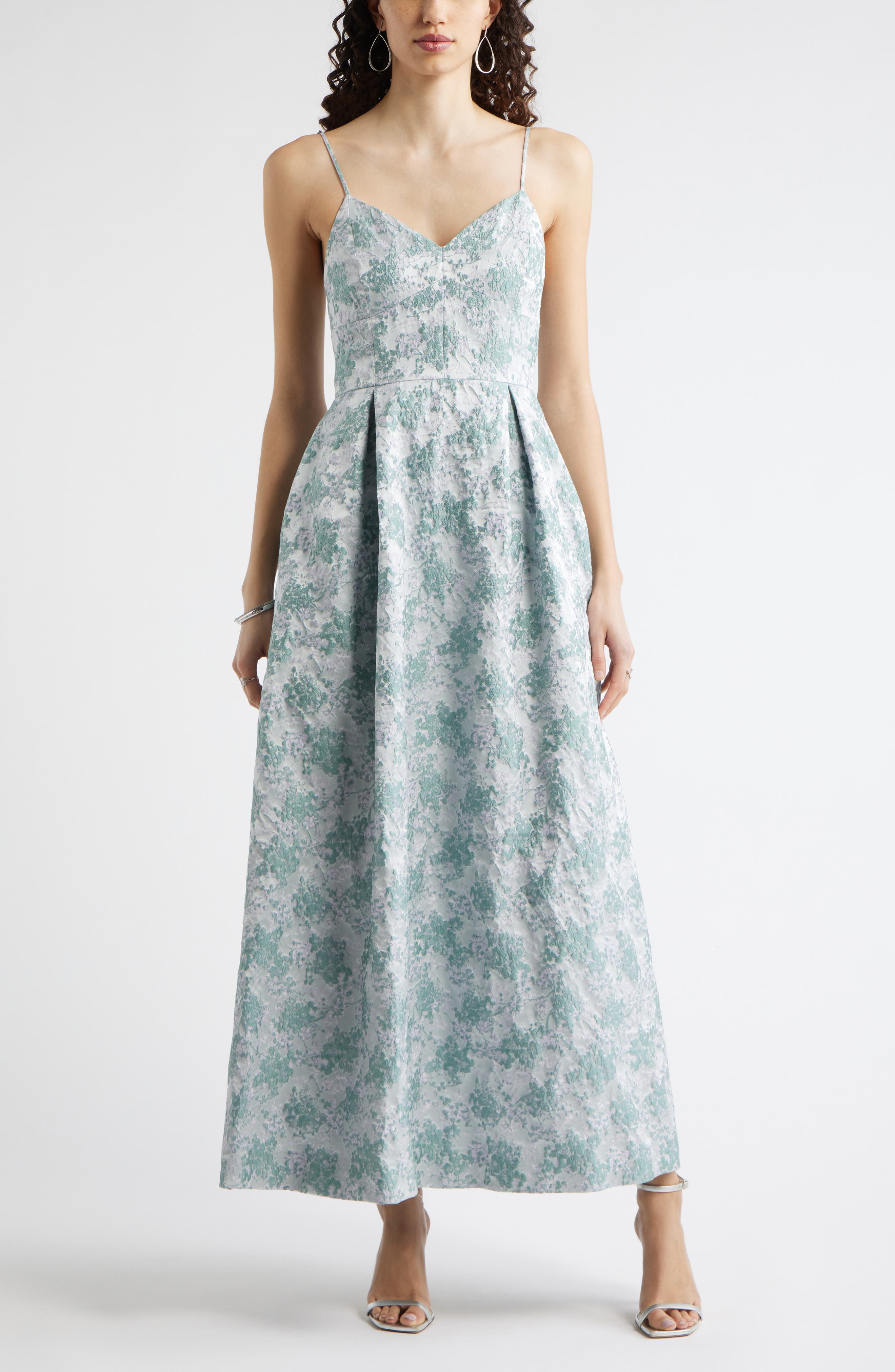 selected TEAL MULTI BROCADE