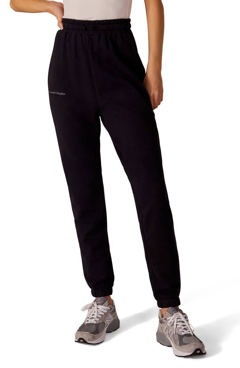 Favorite Daughter The Sara High Waist Joggers, Main, color, 